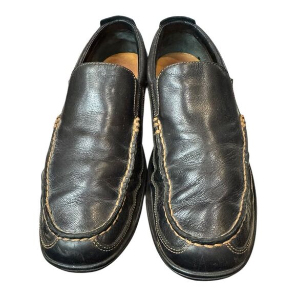 Cole Haan Men\'s C03557 Tucker Dark Brown Venetian Leather Slip-on Loafers 10 main image 7